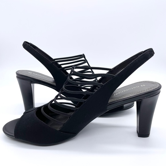 Naturalizer Women’s Vanity Black Fabric Heels - Picture 6 of 9